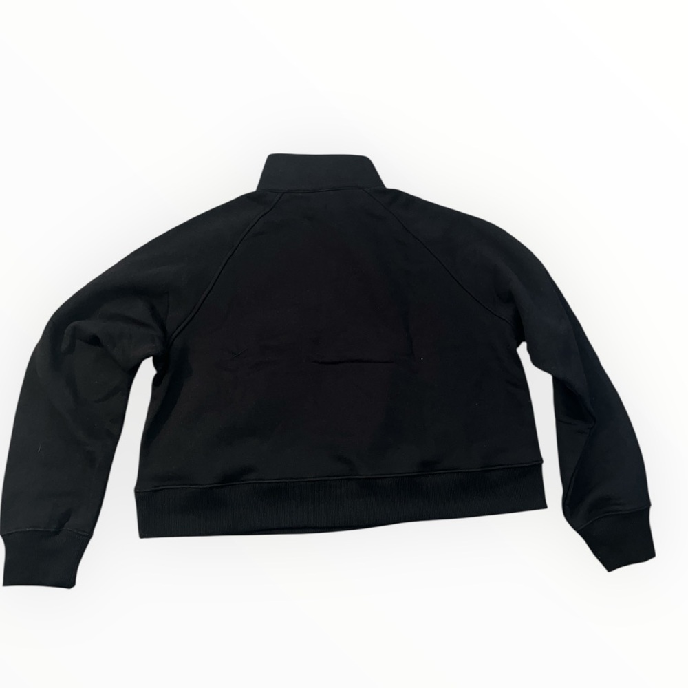 Black Half-Zip Sweatshirt - Picture 4 of 7